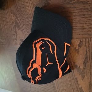 Boise State Broncos black & orange flex fit hat